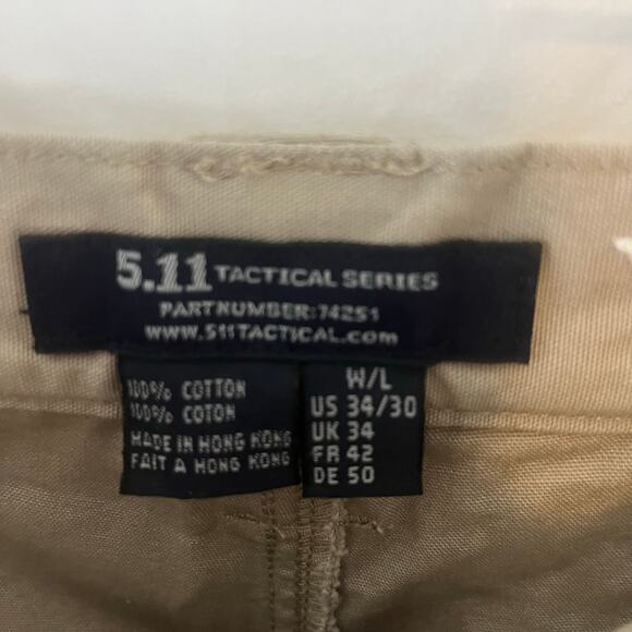 5.11 Tactical Series 74251 Cotton Cargo Utility Pants Size 34 x 30 - Picture 5 of 7